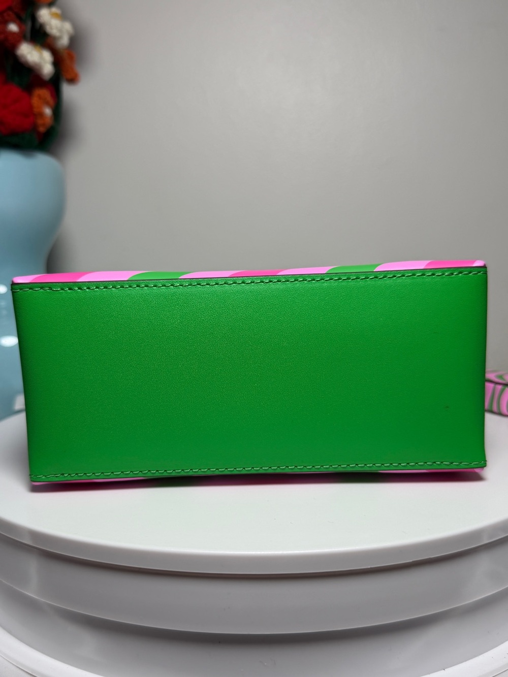 kate spade Strawberry Gum Graphic Handbag, wallet & bag charm NWT - Picture 7 of 13